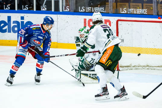 Oskarshamns Johannes Salmonsson gör 2-1