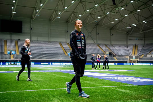 Goalkeeper Cecilie Fiskerstrand of LSK Kvinner