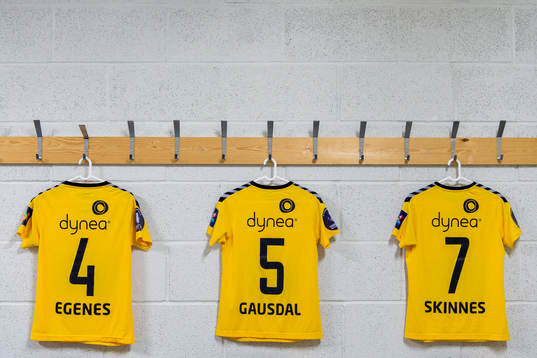 The shirts of Nora Marie Egenes, Ina Gausdal and Synne