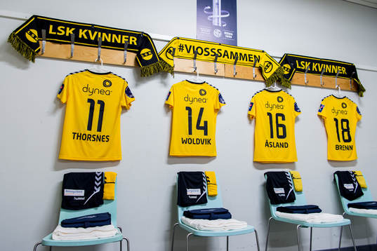 The shirts of Elise Thorsnes, Emilie Marie Woldvik, Therese