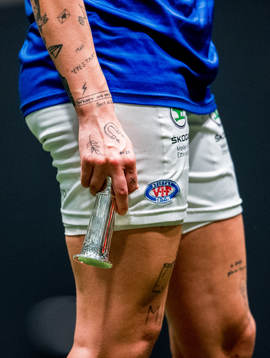 The trophy of Marie Dølvik Markussen of Vålerenga