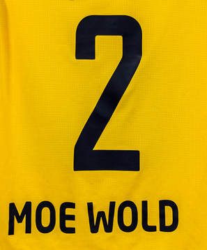 The shirt of Ingrid Moe Wold of LSK Kvinner in the dressing