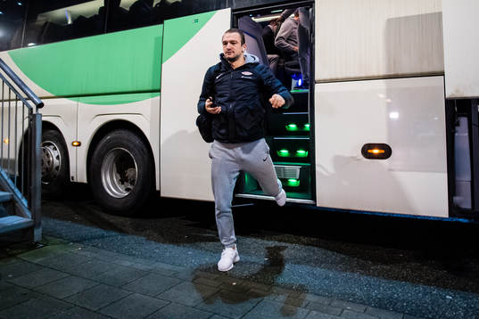 Veton Berisha of Brann arrives