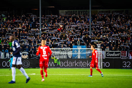 Spectators in the stands