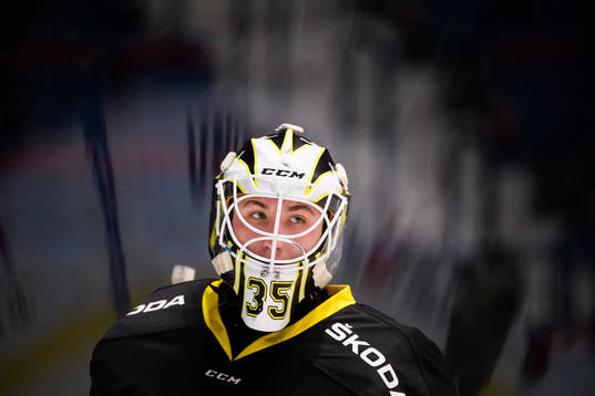 s målvakt August Hedlund