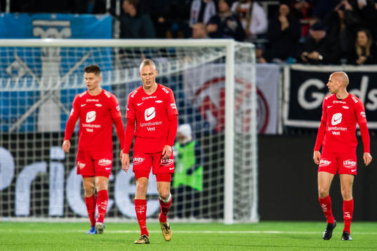 Kristoffer Ramos Barmen of Brann looks dejected