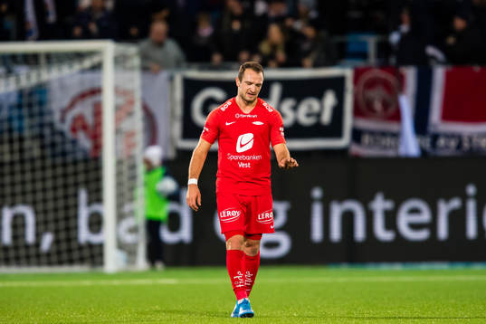 Veton Berisha of Brann looks dejected