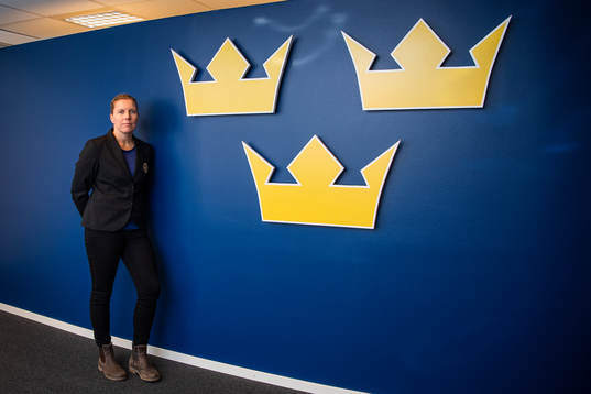 Damkronornas huvudcoach Ylva Martinsen