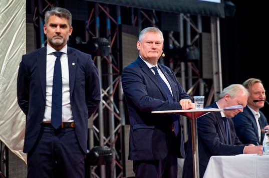 MFFs VD Niclas Carlnén och ordförande Anders Pålsson