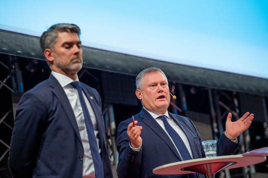 MFFs VD Niclas Carlnén och ordförande Anders Pålsson