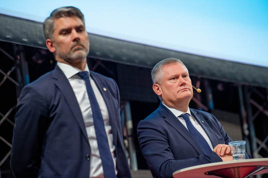 MFFs VD Niclas Carlnén och ordförande Anders Pålsson