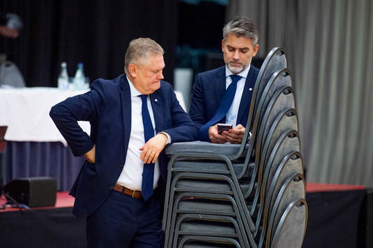 MFFs ordförande Anders Pålsson och VD Niclas Carlnén