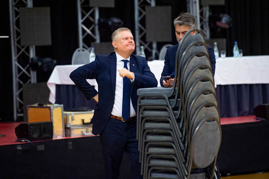 MFFs ordförande Anders Pålsson och VD Niclas Carlnén