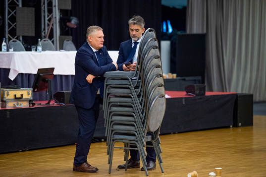 MFFs ordförande Anders Pålsson och VD Niclas Carlnén