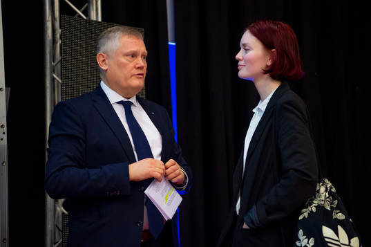 MFFs ordförande Anders Pålsson och MFF Supports