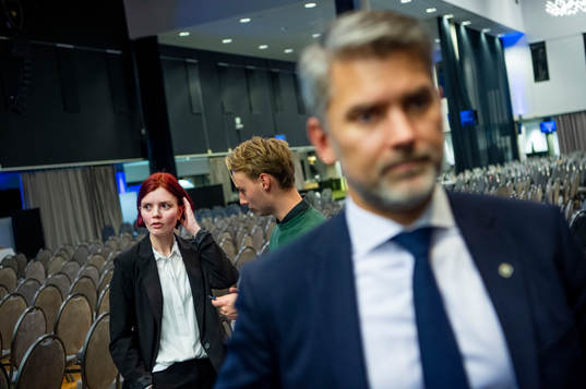 MFF Supports ordförande, Thelma Ernst och MFFs VD Niclas