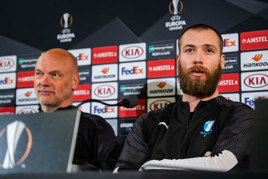 Uwe Rösler, head coach and Jo Inge Berget