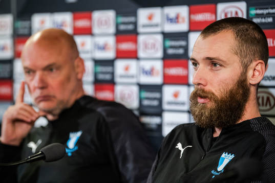 Uwe Rösler, head coach and Jo Inge Berget