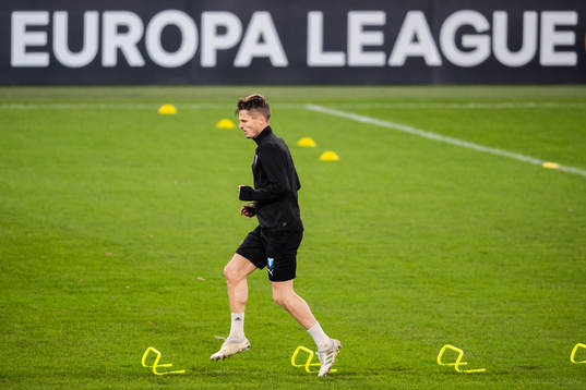 Bläddra bland fler bilder av Football, Europa League, Malmö FF, Press conference & Practice