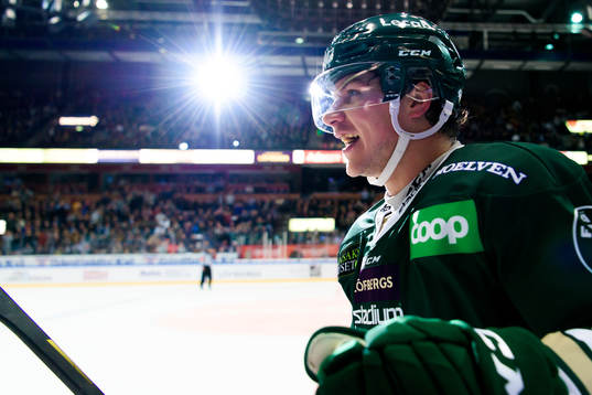 Färjestads Michael Latta jublar
