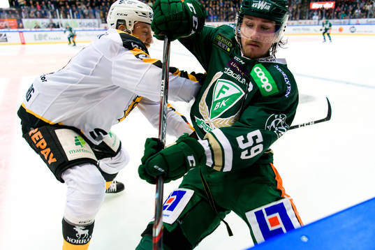 Skellefteås Petter Granberg och Färjestads Linus Johansson
