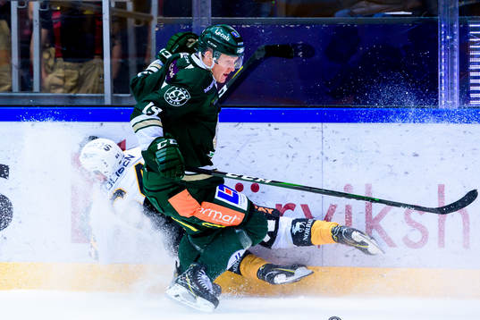 Skellefteås Jonathan Pudas  och Färjestads Gustav Rydahl