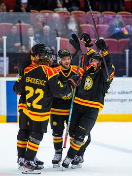 Brynäs Victor Söderström jublar