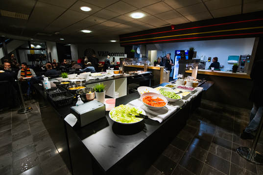 Tacobuffe i Monitor ERP Arenas Bistro
