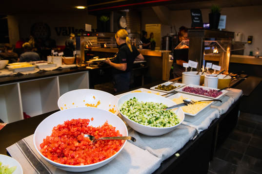 Tacobuffe i Monitor ERP Arenas Bistro