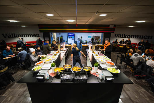 Tacobuffe i Monitor ERP Arenas Bistro