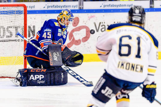 Växjös målvakt Viktor Andrén