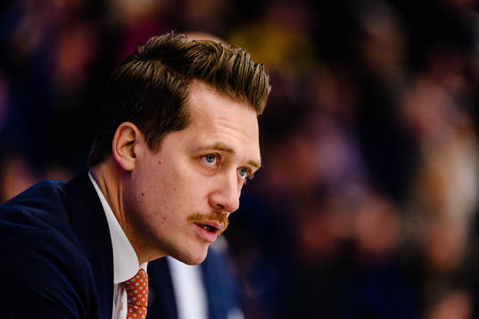 Växjös tränare Sam Hallam