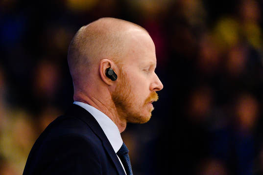 Växjös assisterande tränare Tobias Thermell deppar