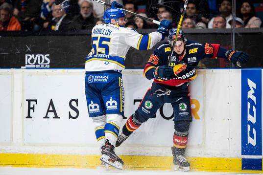 Leksands Jonas Ahnelöv och Djurgårdens Michael Haga
