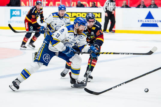 Leksands Mattias Ritola och Djurgårdens Patrik Berglund