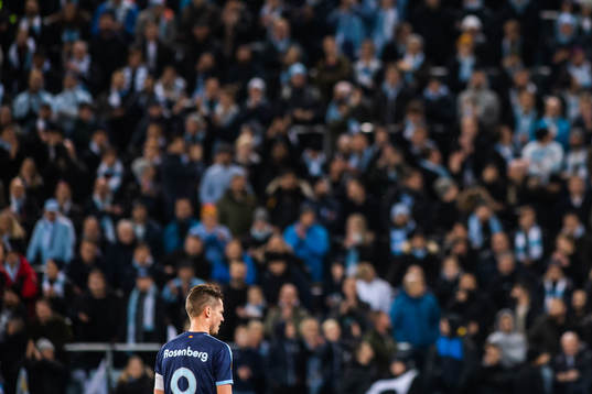Markus Rosenberg of Malmö FF looks dejected