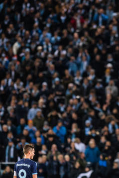 Markus Rosenberg of Malmö FF looks dejected
