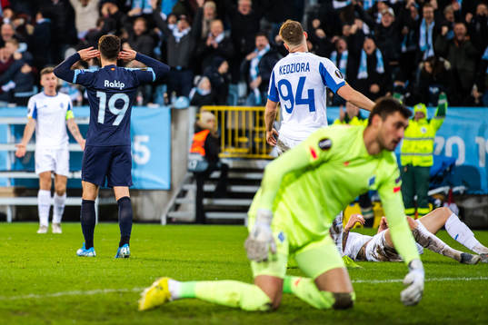 Erdal Rakip of Malmö FF celebrates