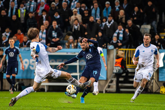 Erdal Rakip of Malmö FF scored 3-2
