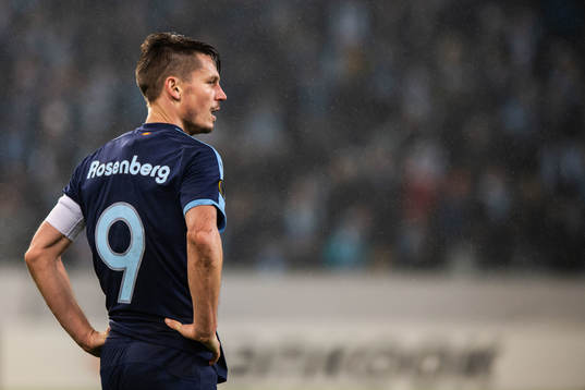 Markus Rosenberg of Malmö FF looks dejected
