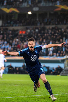 Markus Rosenberg of Malmö FF celebrates