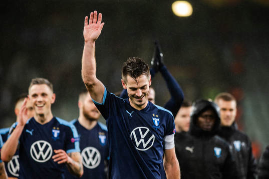 Markus Rosenberg of Malmö FF celebrates