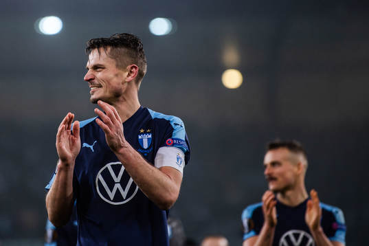Markus Rosenberg of Malmö FF celebrates