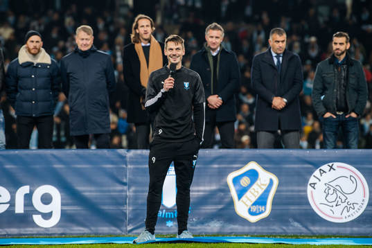 Markus Rosenberg of Malmö FF is honred