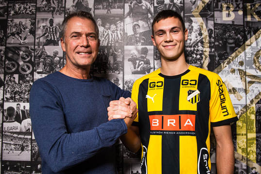 Häckens sportchef och nyförvärvet Tobias Carlsson