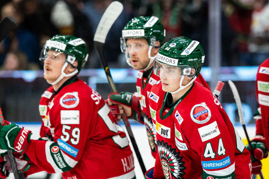 Frölundas Jacob Peterson jublar