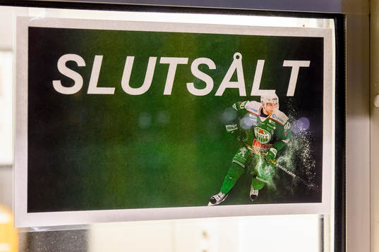 En bild på skylten ”Slutsålt”