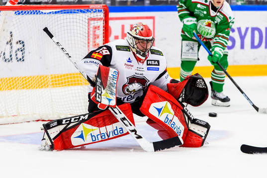 Malmö Redhawks målvakt Oscar Alsenfelt