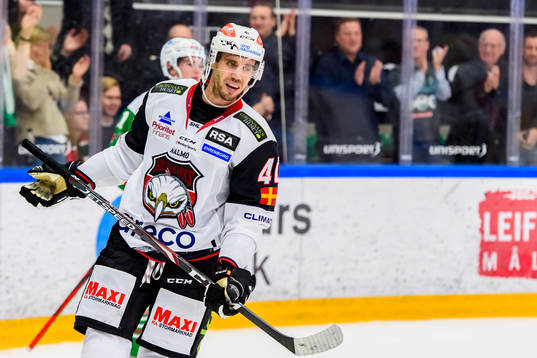Malmö Redhawks Jesper Jensen  deppar