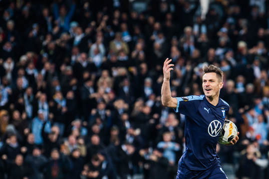 Markus Rosenberg of Malmö FF celebrates